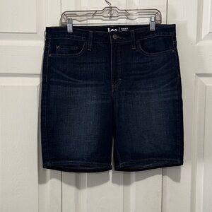 Lee Mid Rise Bermuda Denim Shorts, 16M